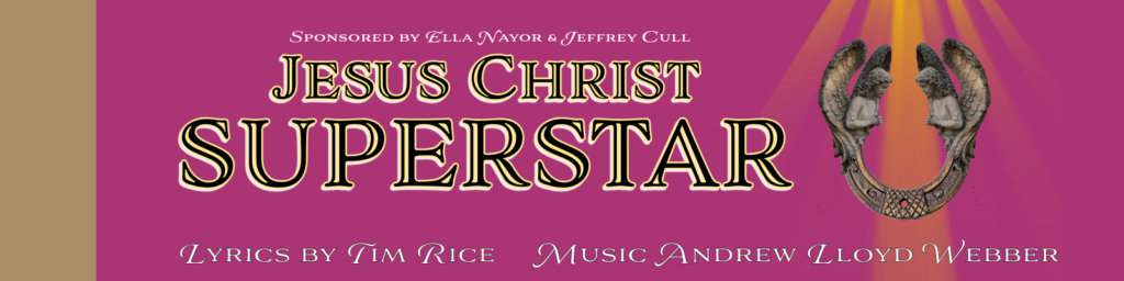 Graphic design for Jesus Christ Superstar by Andrew Lloyd Webber